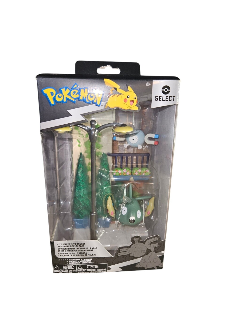 NEW Pokémon Select City Street Environment Pack w/ Magnemite & Trubbish Series 5